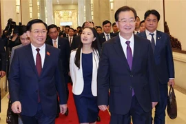 Presidente parlamentario vietnamita se reúne con secretario del Comité partidista de Yunnan