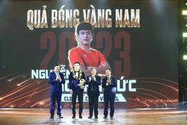 Hoang Duc y Kim Thanh ganan Balón de Oro de Vietnam 2023