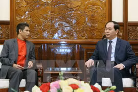Presidente vietnamita recibe a embajador de Timor Leste