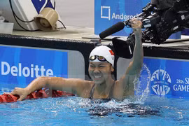 Destacada actuación de nadadora vietnamita en campeonato de Asia