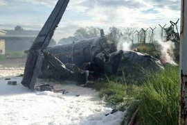 Avión militar se estrella en Malasia
