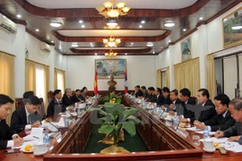 Vietnam y Laos fomentan cooperación en inspección gubernamental