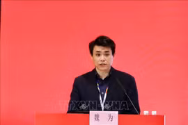 El periodista Weiwei, investigador sobre Vietnam y jefe del Departamento de Lengua vietnamita de la Radio y Televisión Central de China. (Fuente: VNA)