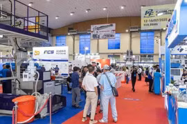 La 12.ª Exposición Internacional de la Industria del Plástico y el Caucho de Hanoi (HanoiPlas 2024). (Fuente: VNA)