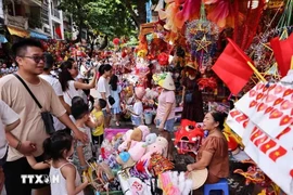 En la foto: En la calle de Hang Ma. (Fuente: VNA)