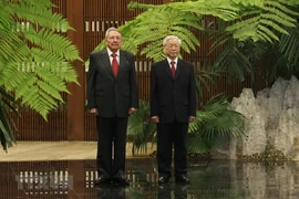 [Fotos] Secretario general del Partido Comunista de Vietnam se reúne con Rául Castro