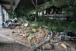 [Foto] Terromoto sacude isla indonesia de Lombok