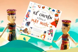 Joven vietnamita cuenta historias de títeres acuáticos tradicionales