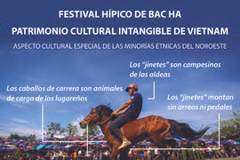 Festival hípico de Bac Ha - Patrimonio cultural intangible de Vietnam