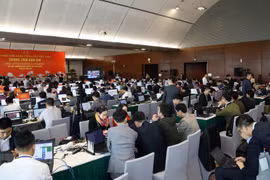 Centenares de reporteros cubren XIII Congreso Nacional del Partido Comunista de Vietnam