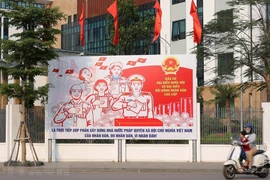 Hanoi saluda las elecciones legislativas con pancartas y banderas