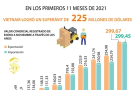 Vietnam logró superávit millonario en 11 meses