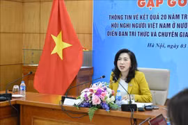 La viceministra de Relaciones Exteriores Le Thi Thu Hang. (Foto: VNA)