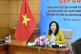 La viceministra de Relaciones Exteriores Le Thi Thu Hang. (Foto: VNA)