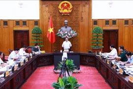 El primer ministro de Vietnam, Pham Minh Chinh, preside la cita. (Foto: VNA)