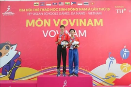 El equipo nacional de Vovinam gana dos medallas de plata en los XIII Juegos Escolares de la ASEAN. (Foto: VNA)