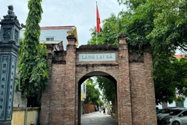 Antigua aldea de Lai Da, tierra natal del secretario general Nguyen Phu Trong