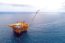 Extracción de petróleo y gas en el campo Bach Ho (Foto: VNA)