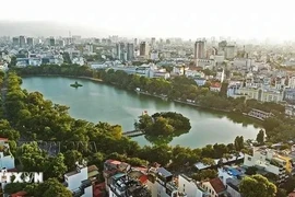 Hanoi a vista de pájaro (Foto: VNA)