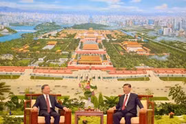 El secretario general del Comité Central del Partido Comunista de Vietnam y presidente, To Lam (izq.) y su homólogo chino, Xi Jinping (Foto: VNA)