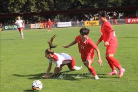 Equipo femenino de fútbol de Vietnam vence 6-0 a equipo checo en partido amistoso