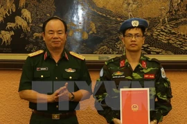 Oficial vietnamita se une a misión de paz de ONU en República Centroafricana