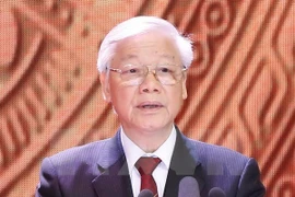 Recibe presidente myanmeno al máximo dirigente partidista de Vietnam 