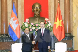 Presidente de Vietnam destaca significado de visita de dirigente legislativo camboyano