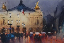 Inauguran en Vietnam exposición internacional de acuarelas