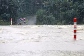 Entregan regalos a alumnos afectados por desastres naturales en Quang Nam