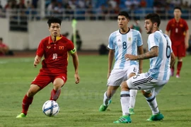 Fútbol: Selección sub-22 de Vietnam cae en partido amistoso con Argentina