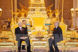 Máximo dirigente partidista de Vietnam finaliza su visita estatal a Camboya