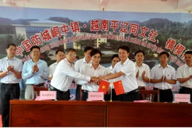 Unidades administrativas de Vietnam y China establecen lazos amistosos