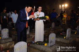 Rinden homenaje a voluntarios vietnamitas caídos en Laos