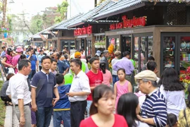 Calle de libros de Hanoi atrae gran interés del público