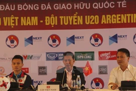 Equipo sub-20 de Vietnam listo para partido amistoso de fútbol con Argentina