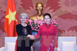 Presidenta parlamentaria vietnamita destaca cooperación con UNESCO
