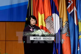 Vicepresidenta vietnamita llamó a promover papel de conexión de ICA Asia-Pacífico