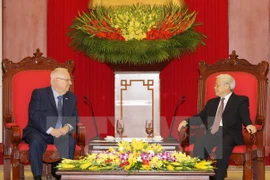 Líder partidista de Vietnam destaca cooperación con Israel 