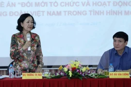 Evalúan en Vietnam proyecto de renovación de funcionamiento del Sindicato