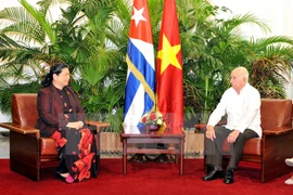 Continúa dirigente parlamentaria vietnamita visita a Cuba 