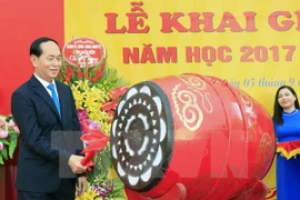 Impulsar la educación es política primordial de Vietnam, afirma presidente 