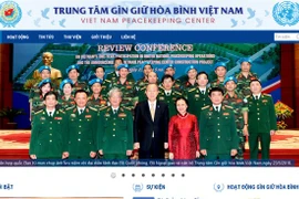 Centro de Mantenimiento de Paz de Vietnam lanza sitio web oficial
