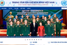 Centro de Mantenimiento de Paz de Vietnam lanza sitio web oficial