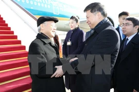 Máximo líder partidista de Vietnam inicia visita oficial a China 