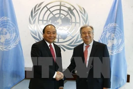 Premier de Vietnam se reúne con secretario general de la ONU 