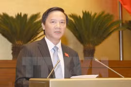 Nguyen Khac Dinh, miembro del Comité Permanente de la Asamblea Nacional de Vietnam y jefe de su Comisión de Asuntos Jurídicos (Fuente: VNA)