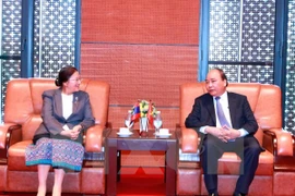 Premier vietnamita recibe a presidenta de Asamblea Nacional de Laos 