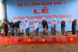 Inician tercer fase de construcción de ruta de patrullaje fronterizo Vietnam- Camboya