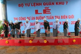 Inician tercer fase de construcción de ruta de patrullaje fronterizo Vietnam- Camboya